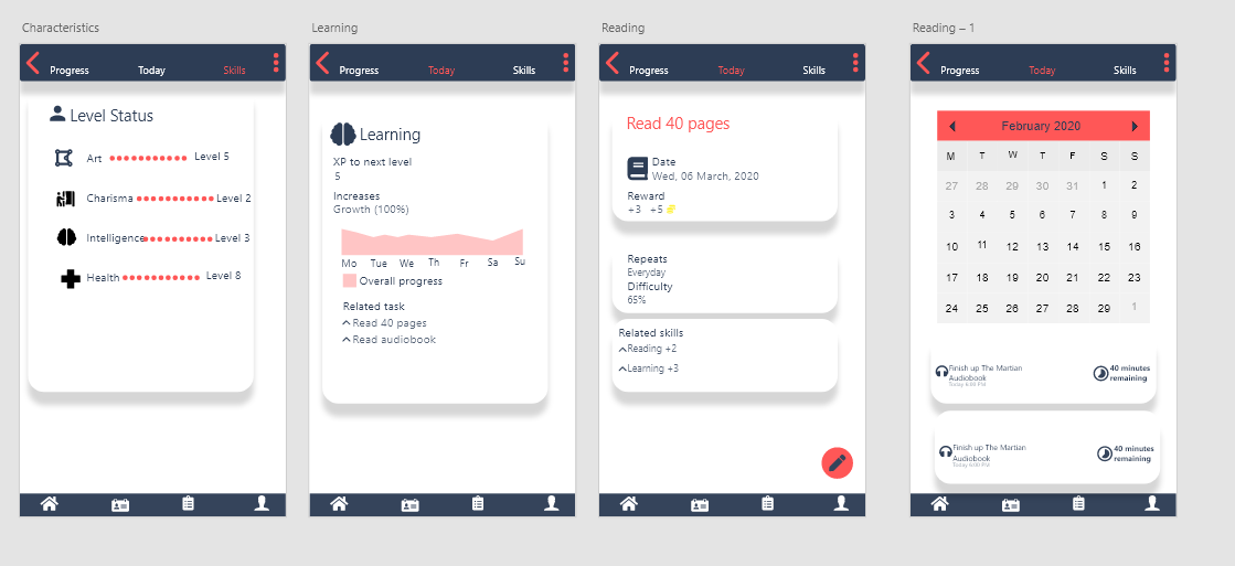 First screens
